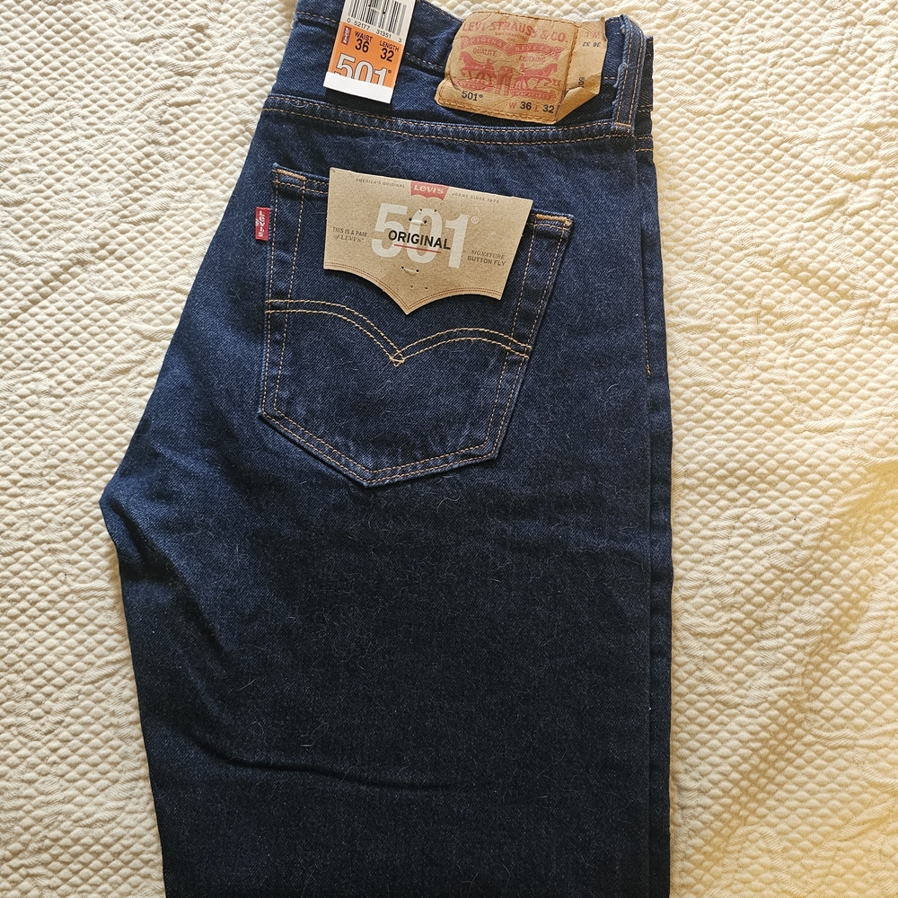 Vintage Men's 501 Original Jeans 36" X 32"‎